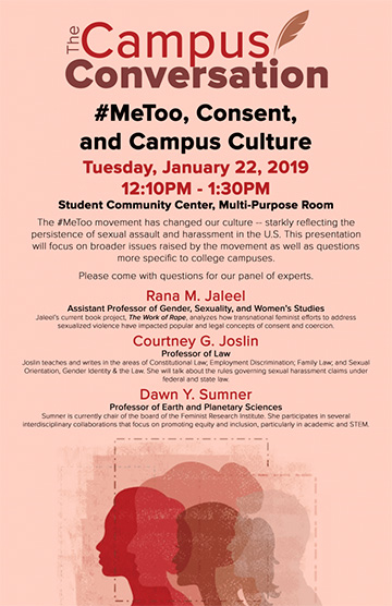 Campus Conversation event poster