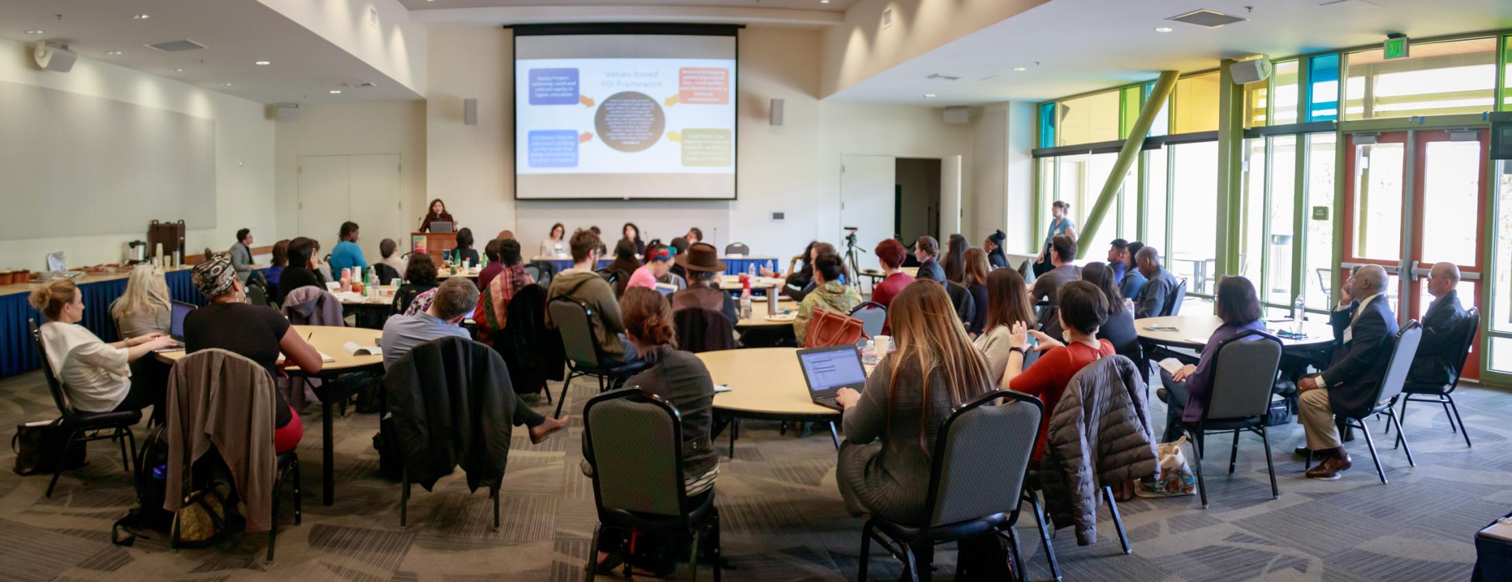 Panoramic view of symposium