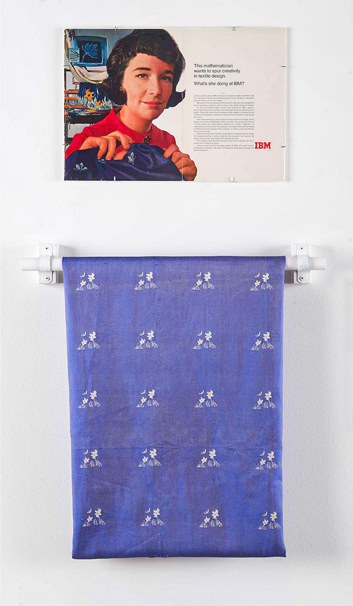 Janice Lourie and woven textile fabric