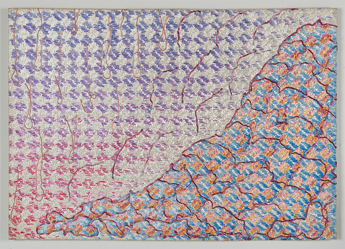 Artwork: Lia Cook, Quilt, 1982. Press and painted rayon.