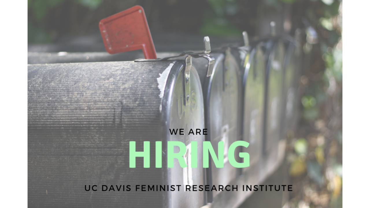 Mailboxes in background with text We are Hiring in foreground