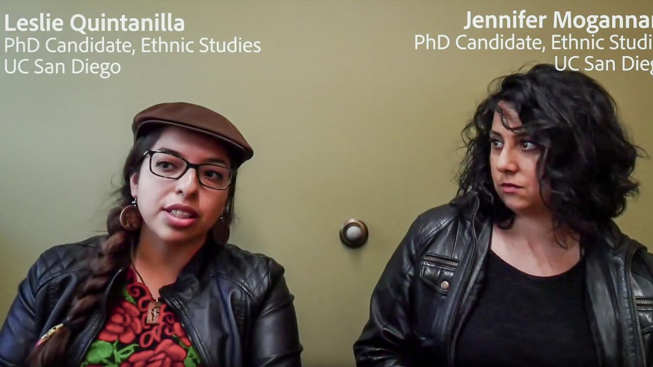 Leslie Quintanilla and Jennifer Mogannam