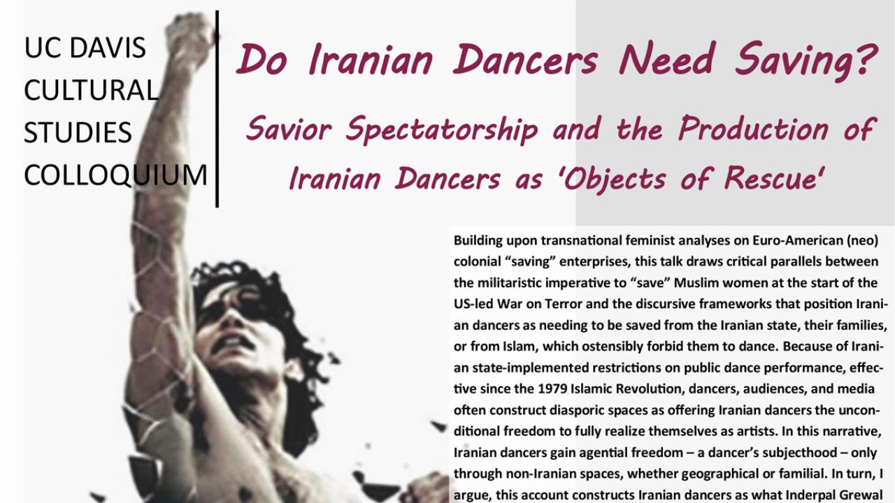 "Do Iranian Dancers Need Saving?" Talk by Dr. Heather Rastovac Akbarzadeh