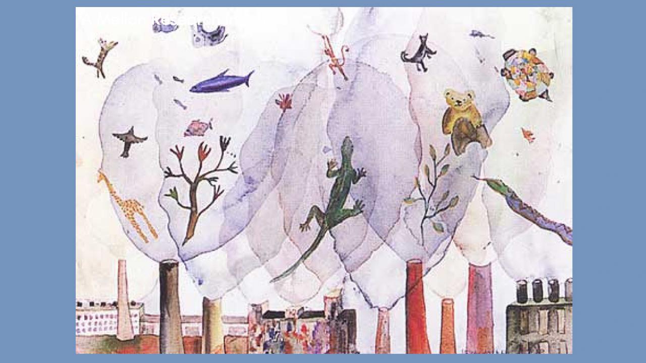 Event graphic: painting of trees and birds