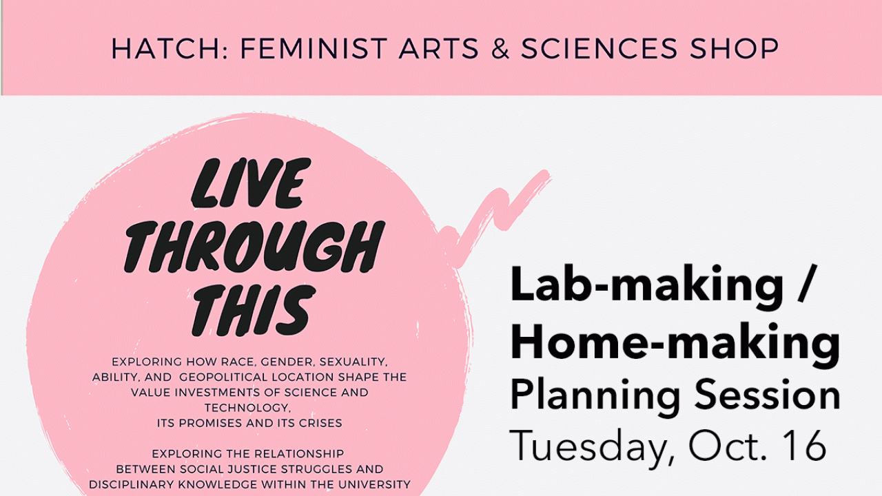 HATCH Lab-making / Home-making Planning Session event banner