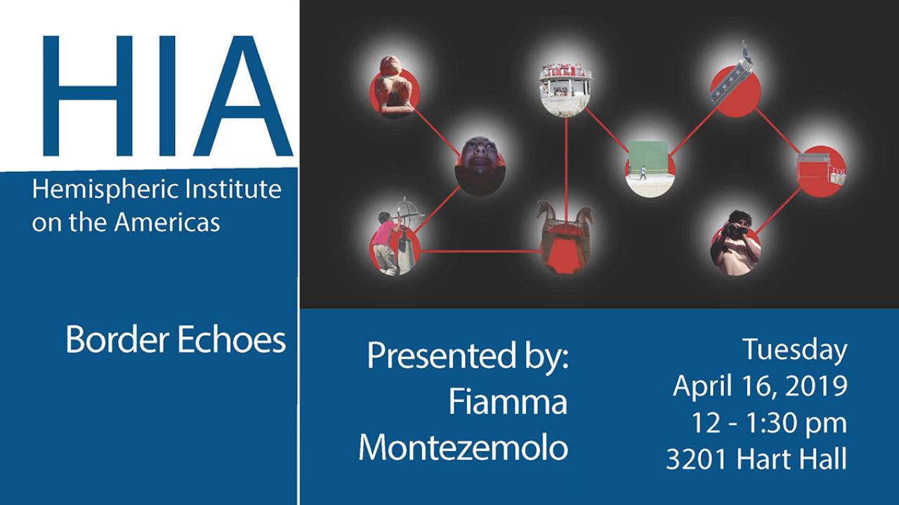 Event banner with graphic of diagram of circles on black background