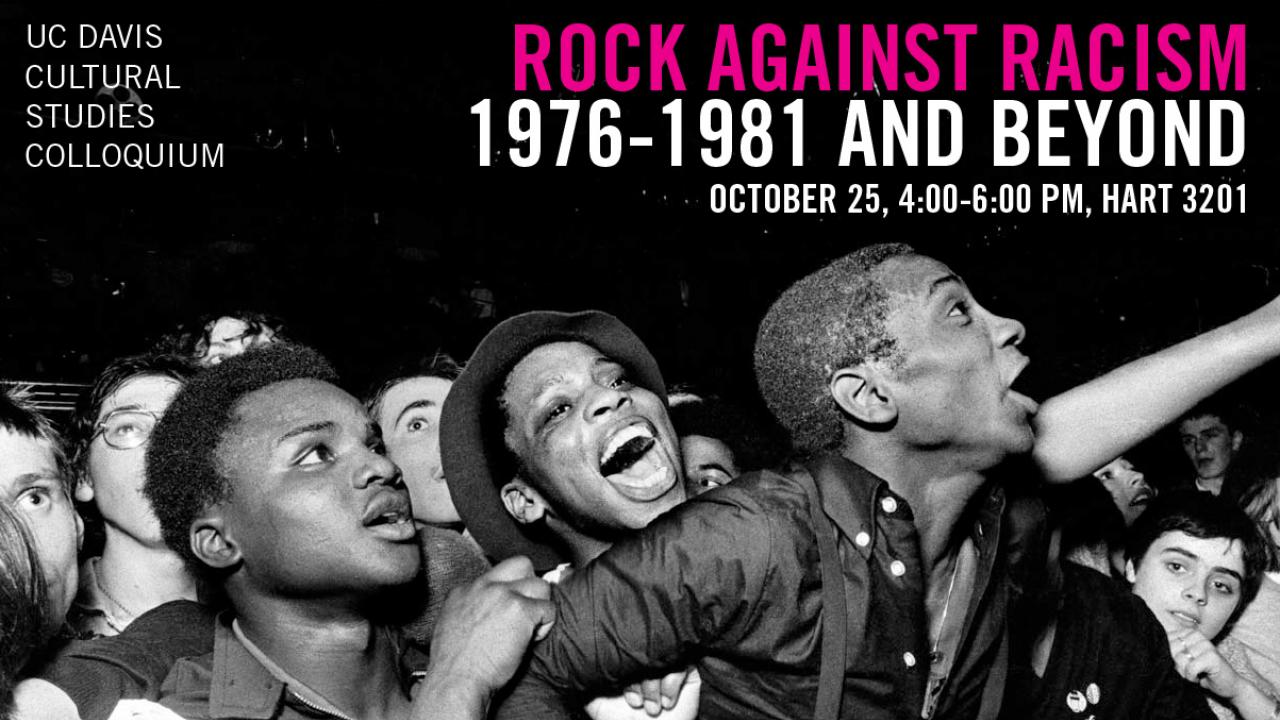 Rock Against Racism event banner