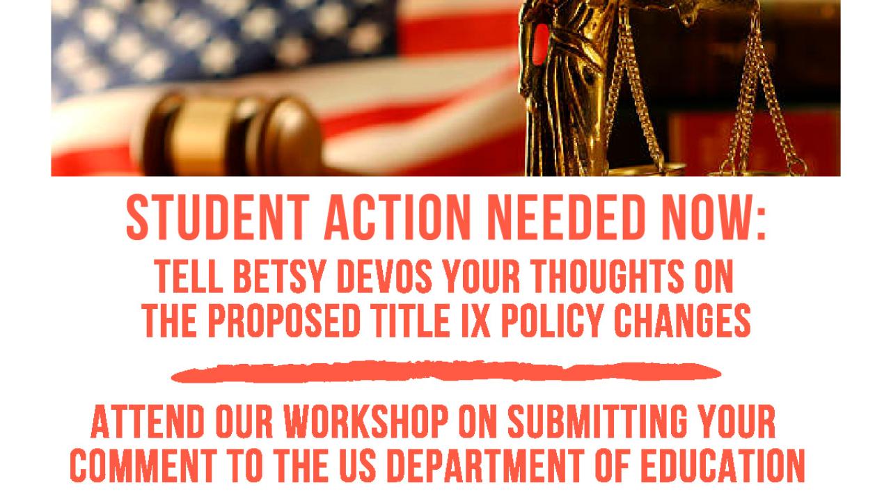 SAAAC Call to Action: #HANDSOFFTITLEIX Workshops