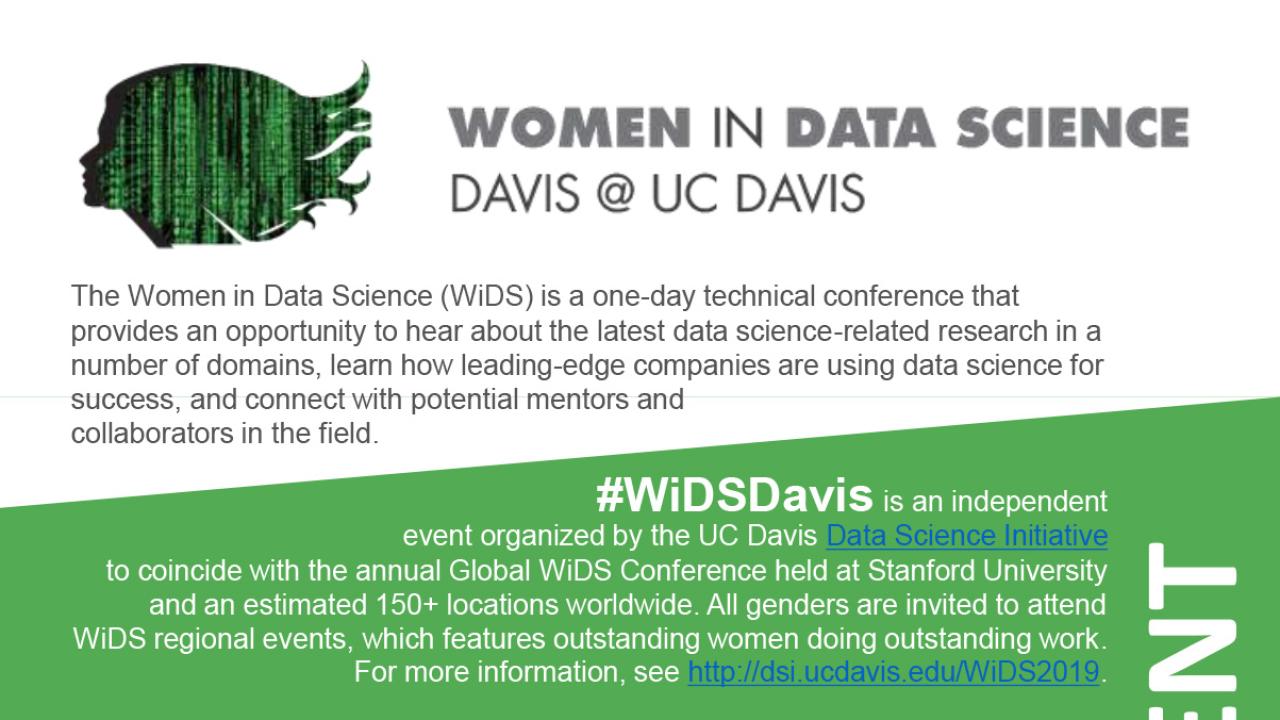 Women in Data Science event banner