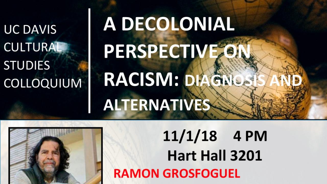 Ramón Grosfoguel event banner