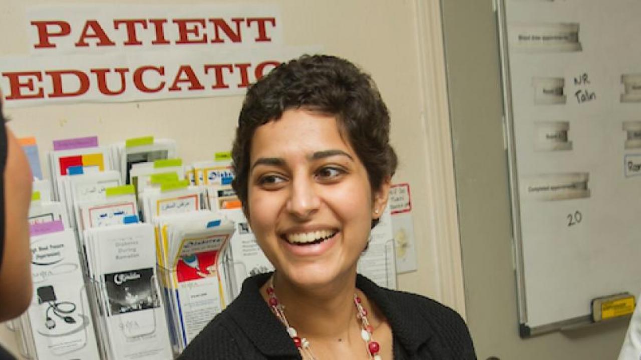 Three medical students