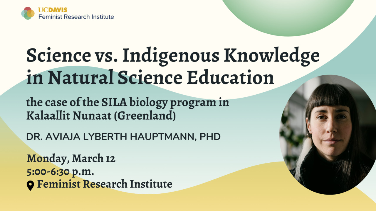 Dr. Aviaja Lyberth Hauptmann talk banner