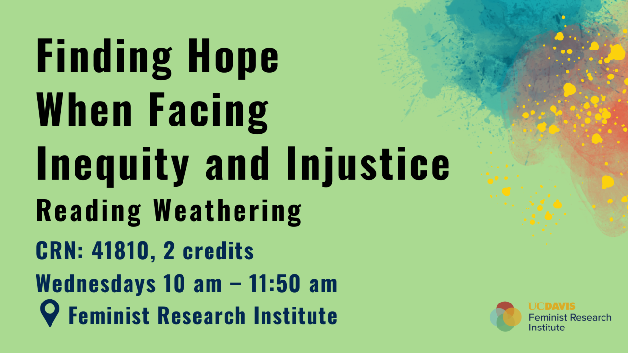 Finding Hope When Facing Inequity and Injustice