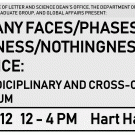 Event banner for Symposium: The Many Faces/Phases of Emptiness/Nothingness/Absence
