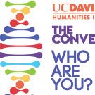 Image of DNA Helix to the left of event announcement text