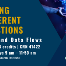 Graphic that says "ADQ AI and Data Flows Winter 2026" Information includes class schedule